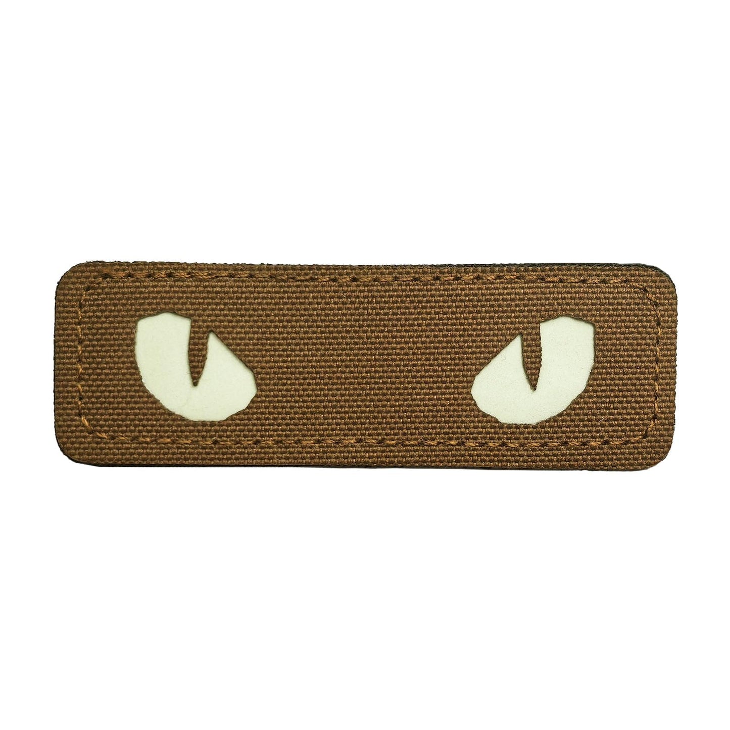 LINXGR Cat Eyes Patches Tactical Morale Patches Hook & Loop Fasten Tactical Emblem for Vests Backpacks Hats Laser-cut Outdoor Badge Glow-in-the-Dark Accessories (Black)