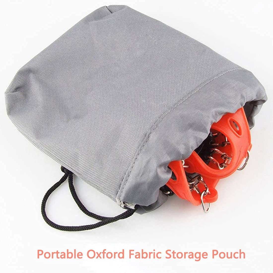 LINXGR 11 Spikes Kids Crampons Anti-slip Ice Traction Cleats Unisex Children